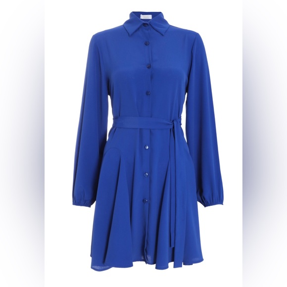 New! You can’t find this type of blue or fit easily!! Cute dress from Quiz - Picture 2 of 5